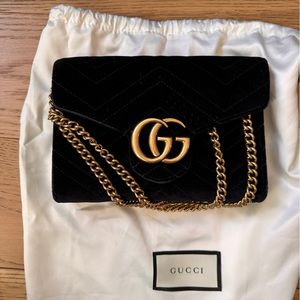 Gucci GG Marmont Matelasse Velvet